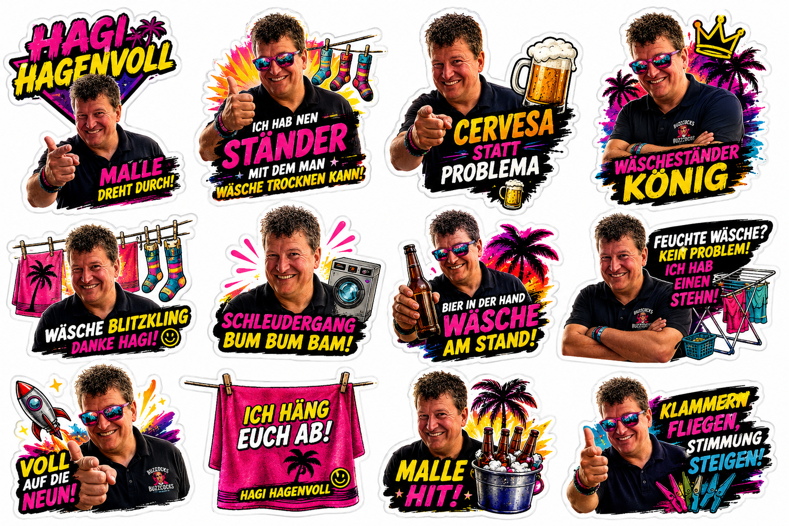 Hagi Hagenvoll Sticker Pack – Vollansicht